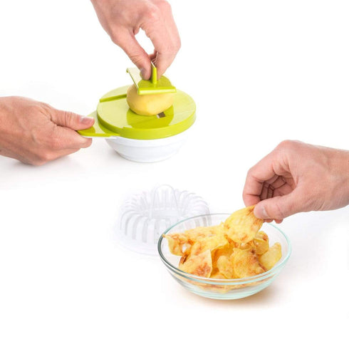 AussieSuperStore Homeware Supplies Healthy & Fresh Oil-Free Microwave Crisps & Chip Maker Healthy & Fresh Oil-Fat-Free Microwave Crisps & Chip Maker Slicer CBCHIPMAKER